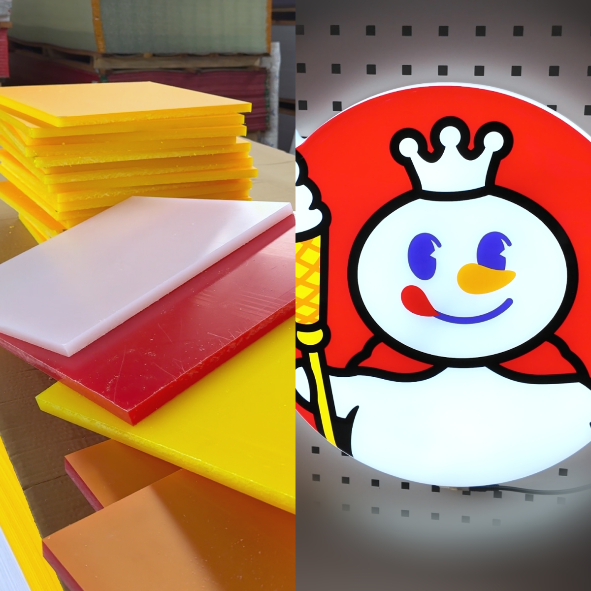 white organic boards